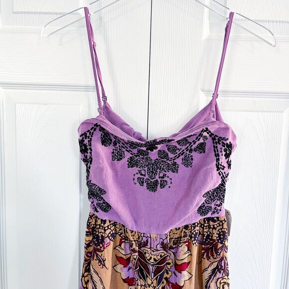 Free People Indio Sun Jumpsuit in Golden Combo - Picture 4 of 11